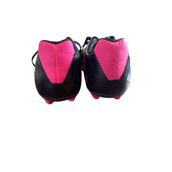 Adidas Size 12K US Black/Pink Soccer Cleats - Picture 3 of 9